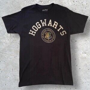 Harry Potter Hogwarts School Of Witchcraft & Wizardry T-Shirt Top Adult Medium